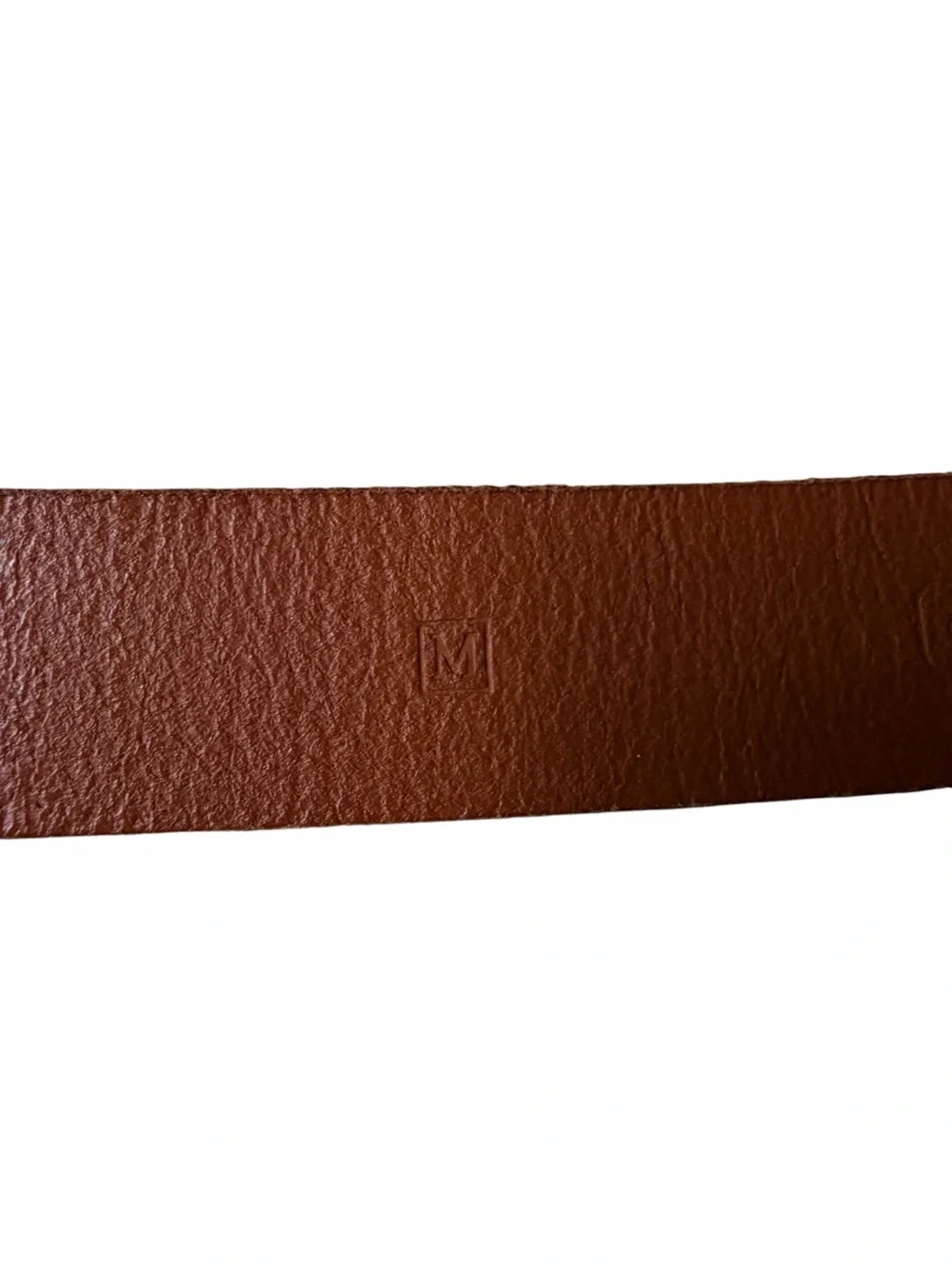 Fossil Ladies Leather Casual Belt with Retro Floral Advert Motif, Medium 35”-37” - Picture 6 of 11